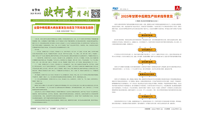 2025年第九期《欧柯奇月刊》发行